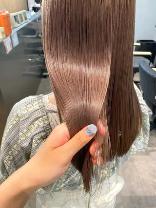 ロング カラー ヘアアレンジ XENA表参道 MIKUのヘアスタイル