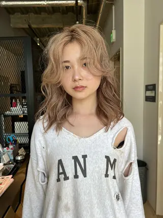 ミディアム 大澤 叶方のヘアスタイル