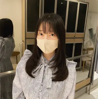 セミロング カラー ヘアアレンジ 艶髪/レイヤーカット 🐣misakiのヘアスタイル