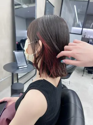 ミディアム カラー kimika🥑 メンズ/髪質改善のヘアスタイル