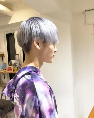 カラー ヘアアレンジ メンズ ainico+所属・メンズ特化✂️栗原 侑也のヘアスタイル