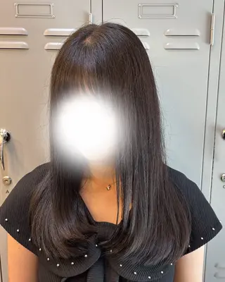 セミロング ブリーチなしWカラー /レイヤー🫧ナシコのヘアスタイル