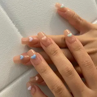 ネイル ♱˖⁺ 𝒎𝒐𝒑𝒊 ⁺のネイルデザイン