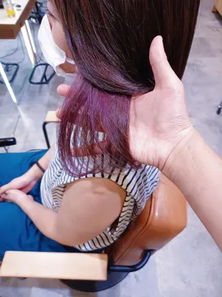 ロング カラー olelo国立🐟 Maho🐟のヘアスタイル