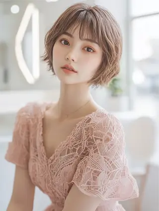 ショート 千明 大輝のヘアスタイル
