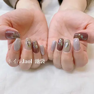 ミディアム nail jaol池袋店所属・ネイルJaol 池袋のネイルデザイン