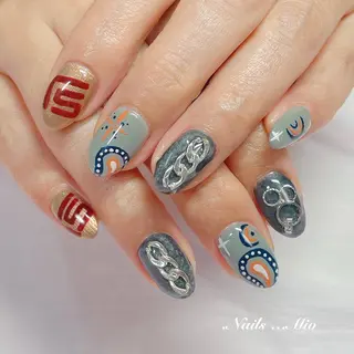 ネイル .Nails Mio 赤羽西ネイルサロンのネイルデザイン