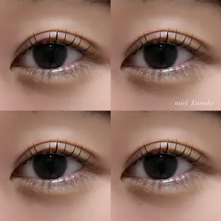 マツエク・マツパ ミエル仙台東口駅前店所属・miel カノカのマツエク・マツパデザイン