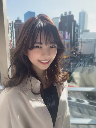 セミロング ♡大人カワイイ hair♡徳井はやとのヘアスタイル