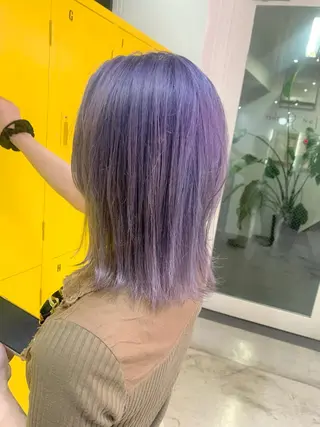 ショート カラー ヘアアレンジ 🧨ブリーチー×ボブ レイヤー💎じゅえるのヘアスタイル