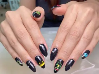 ネイル lucky nail 歌舞伎町のネイルデザイン