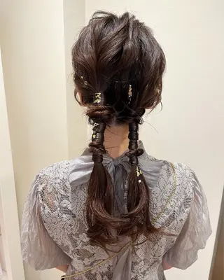ヘアアレンジ サソウ ユリエ🥥のヘアスタイル