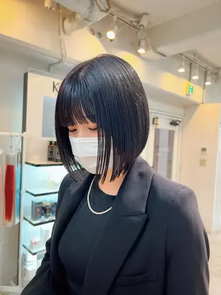 ショート カラー Stir Maison 大宮所属・ryuma/ボブ /透明感カラーのヘアスタイル