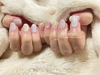 ネイル フルリール 【プライベートサロンのネイルデザイン