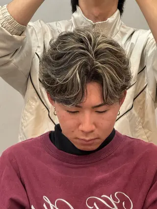 カラー メンズ Men's BIRTH by happiness 梅田中崎町店所属・RISA/大阪 /メンズ専門美容師のヘアスタイル