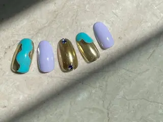 ネイル ⭐︎休業中の練習⭐︎ JNA認定講師髙橋のネイルデザイン