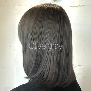 ミディアム カラー 𓅰なかがわ ふみな𓅯のヘアスタイル