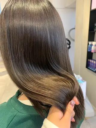 セミロング パーマ Kureha/ネイル トレンドヘアのヘアスタイル