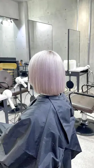 ショート カラー 髪質改善/ブリーチ /長山遼太郎のヘアスタイル