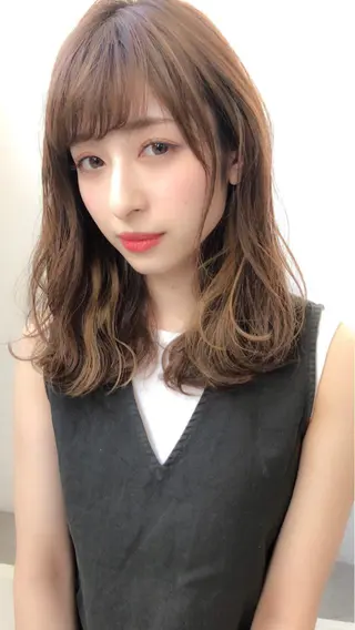 セミロング カラー ELTE表参道所属・✨上品レディーなヘア スタイルへ✨髙木諒也のヘアスタイル