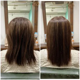 ロング 艶髪/シルク/縮毛 テライケイショウのヘアスタイル