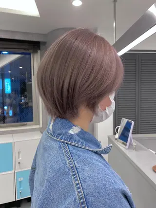 ショート カラー ハイトーン特化サロン 🍑momo🍑のヘアスタイル