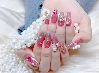 ネイル 🐳彩羽チップ 長さだし専門🐳のネイルデザイン