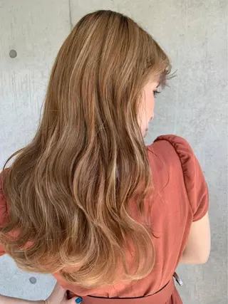 ロング カラー 🟦ニュアンス/メン ズパーマ横浜🟦のヘアスタイル