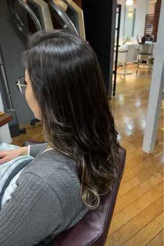 セミロング カラー SAKURA beauty garden所属・大瀬 敬子🌿のヘアスタイル