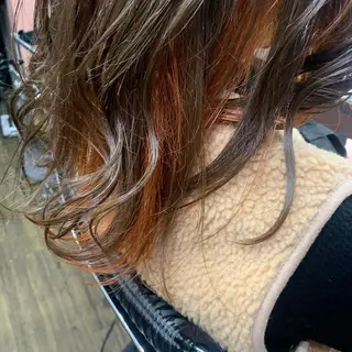 ミディアム カラー chouette/ 根本優希のヘアスタイル