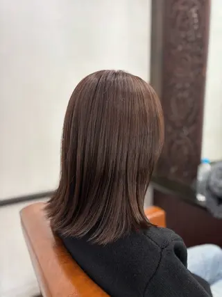 ミディアム カラー chouchou所属・本間友也/透明感 /ハイトーンのヘアスタイル