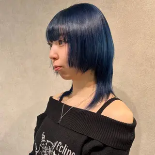 ミディアム カラー 派手髪ハイトーン💛 ネイル💅まりなのその他イメージ