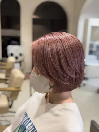 ショート カラー 高槻No.1🇰🇷 韓国ヘア　橋口陽太のヘアスタイル