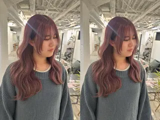 ロング カラー MOE 🌙新宿三丁目のヘアスタイル