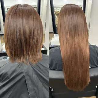 ロング 下妻 カラーエクステ難波のヘアスタイル