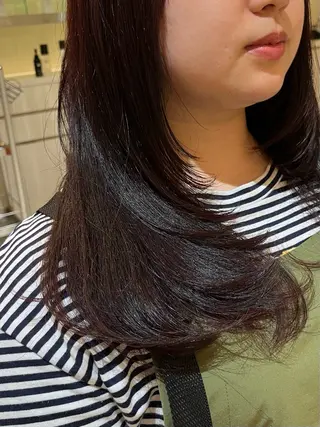 ロング カラー mulum所属・髪質改善/艶髪/韓国 ヘア[マンツーマン]のヘアスタイル