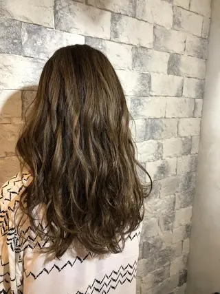 セミロング カラー ヘアアレンジ AUBE HAIRazul吉祥寺所属・綺麗な髪質にしたい方 限定🌈清水　祥のヘアスタイル