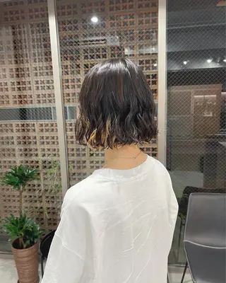 ショート パーマ ボブパーマコテ巻き風 パーマNo1深江秀平のヘアスタイル