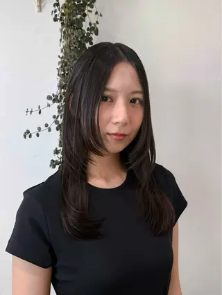 セミロング モテhair♡.* ﾏﾂｴｸ/さくら🍨のヘアスタイル