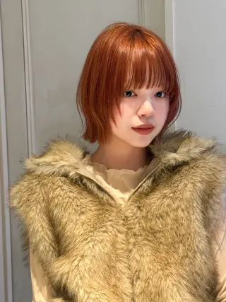 ショート おしゃれボブ/暖色 カラー🧶いろはのヘアスタイル