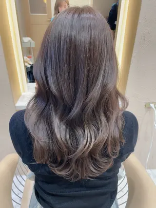 セミロング カラー 韓国ヘア/髪質改善 /Harunaのヘアスタイル