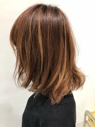 セミロング 福元 保雄のヘアスタイル