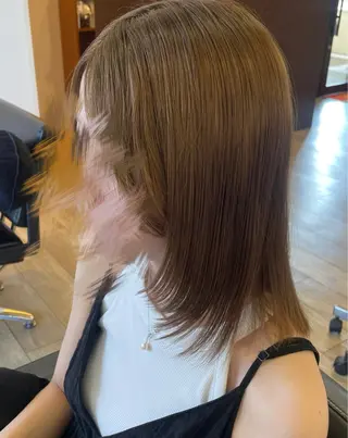 ミディアム アミーベル🧸🧡 本店✂️しおりのヘアスタイル