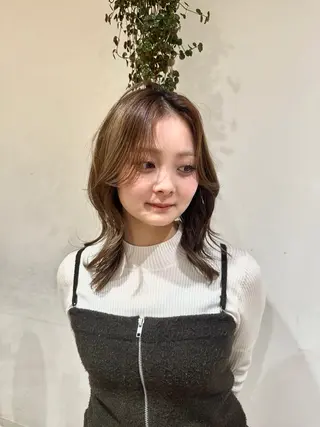 セミロング カラー モテhair♡.* ﾏﾂｴｸ/さくら🍨のマツエク・マツパデザイン