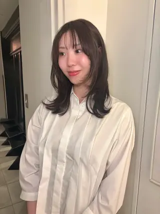 ミディアム riria/ボブ /ブラウンカラー🎀のヘアスタイル