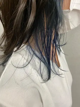 ミディアム カラー メンズ/ダブルカラー /パーマ/来栖慧💈のヘアスタイル