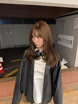 ロング カラー 大名/透明感カラー/ 中明度カラー/徹平のヘアスタイル