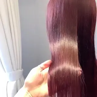 ロング カラー ヘアアレンジ 代表🎀 ふわモテ愛 され髪🩷yumiのヘアスタイル