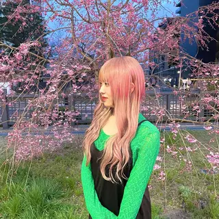 ロング カラー GO TODAY仙台一番町店所属・【仙台オタク美容師】 ゆさこのかのヘアスタイル