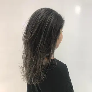 ロング ハッシュカット/ハイ トーン/MANAMIのヘアスタイル